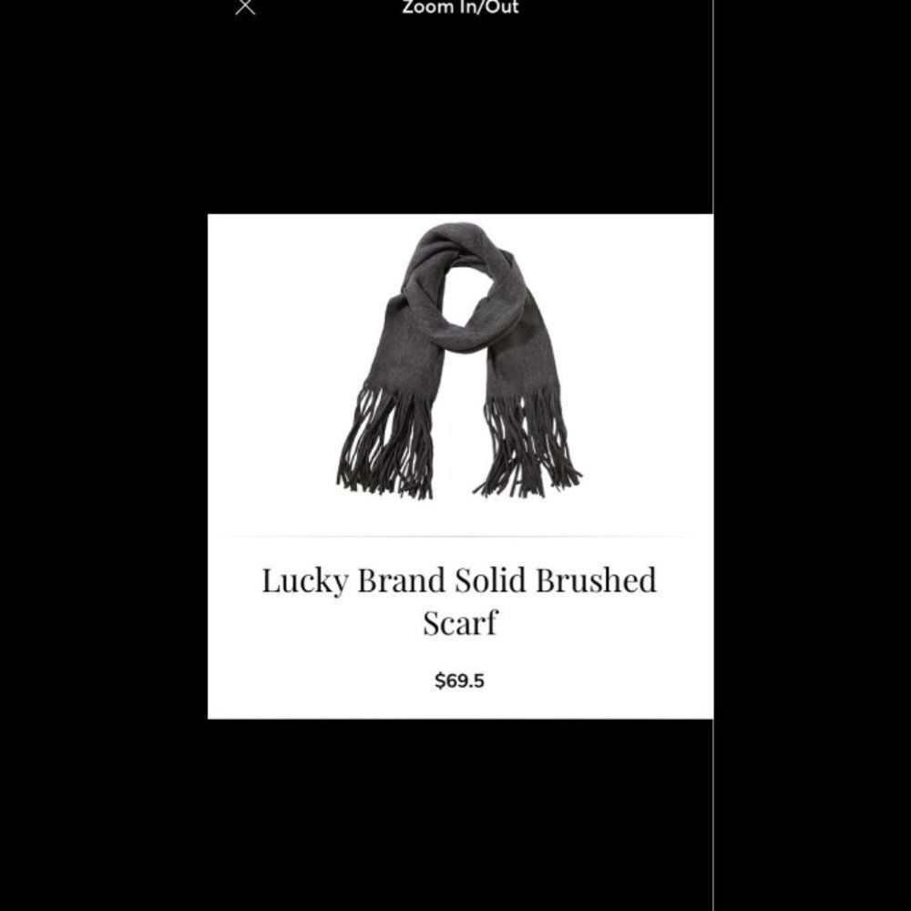 Lucky brand scarf fab fit fun